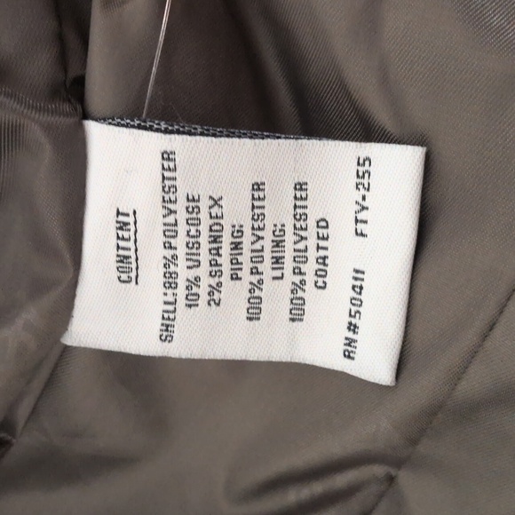 Fleet Street Ltd Women's Olive Green Pea Coat Size XS NWT - Picture 5 of 6